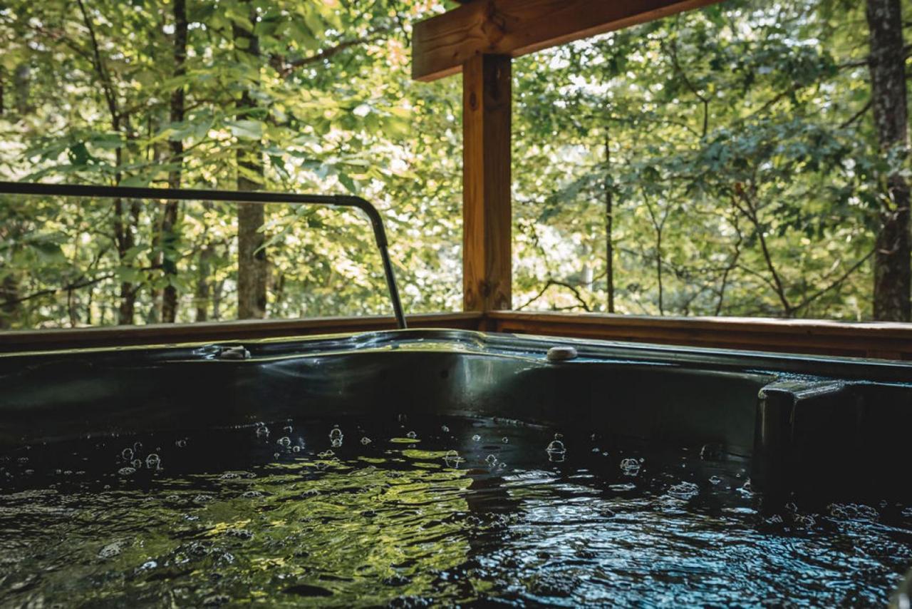 Blueberry Hideaway At 36 North Cabin - Hot Tub Purlear Exterior photo